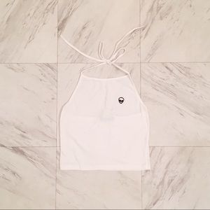 NWOT Alien Halter Crop Top